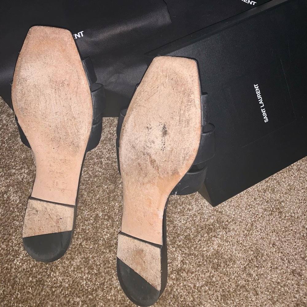 Ysl woven flat sandals size 8 - Picture 6 of 8